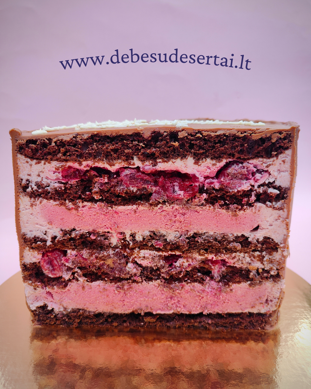 Torto su vyšniomis “VYŠNIUKAS” receptas