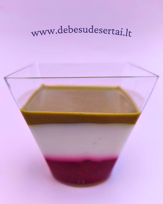 Aviečių ir pistacijų deserto receptas